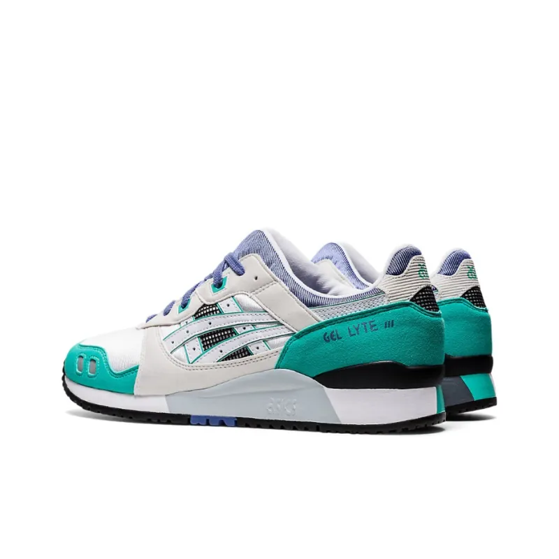 Asics Gel Lyte Iii White Teal Blue-2