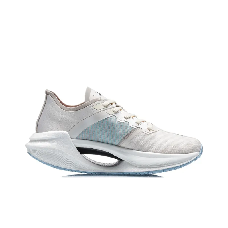 LiNing Jueying Essential Cushioning Low-Top Running Shoes Women's Light Cream Gray-1