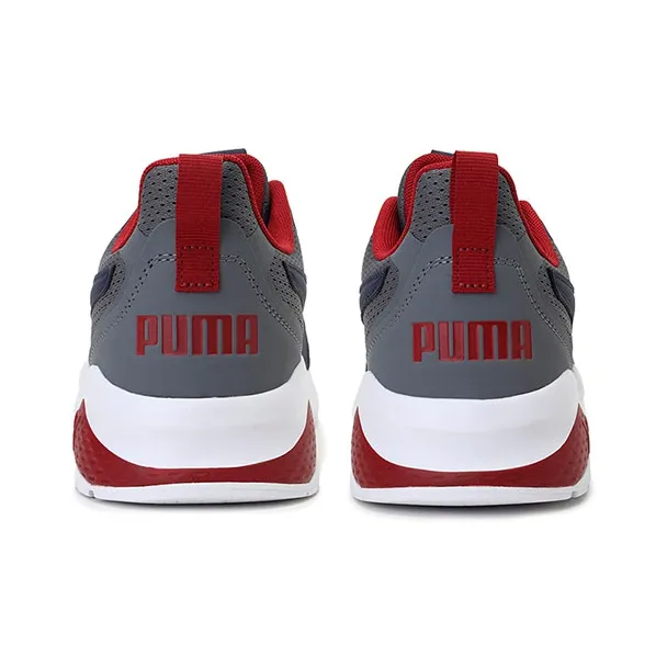 PUMA Anzarun FS Breathable Lightweight And Wear-Resistant Low-Top Running Shoes Unisex Gray White Red-4