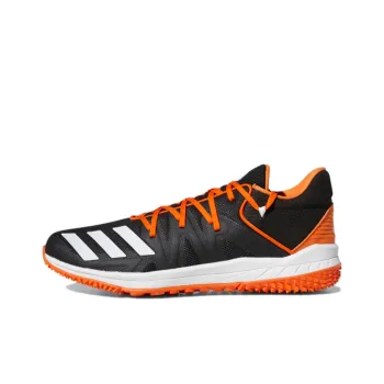Adidas Speed Turf Breathable Low-Top Running Shoes Men's Black Orange
