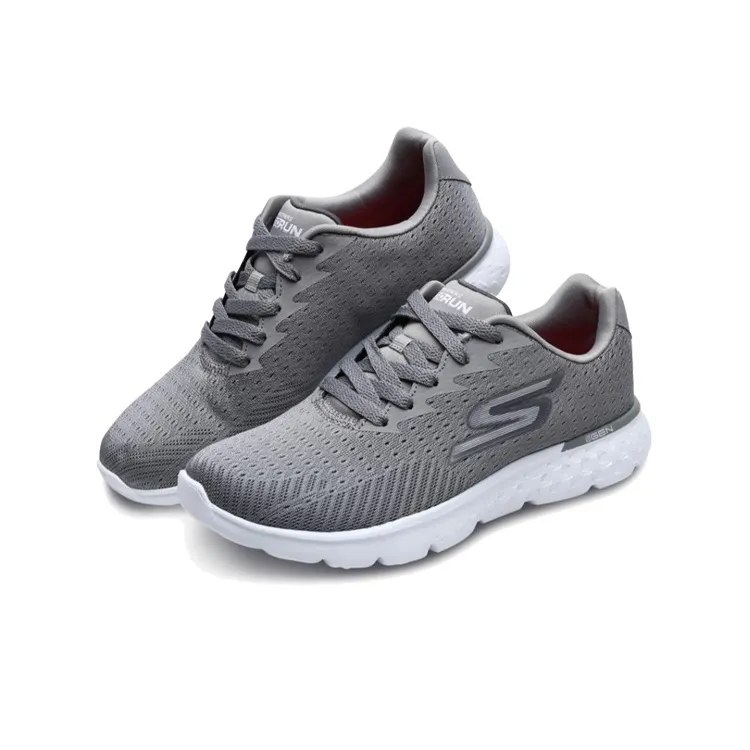 Skechers Go Run 400 Sole Sports Shoes Grey/White Women's-2