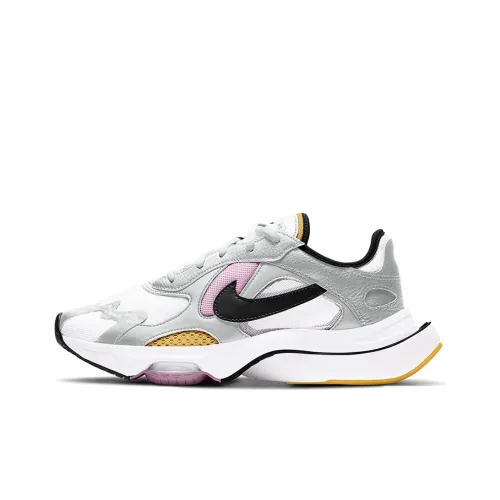 Nike Air Zoom Division Running Shoes Women's Low-Top White/Pink/Yellow/Gray