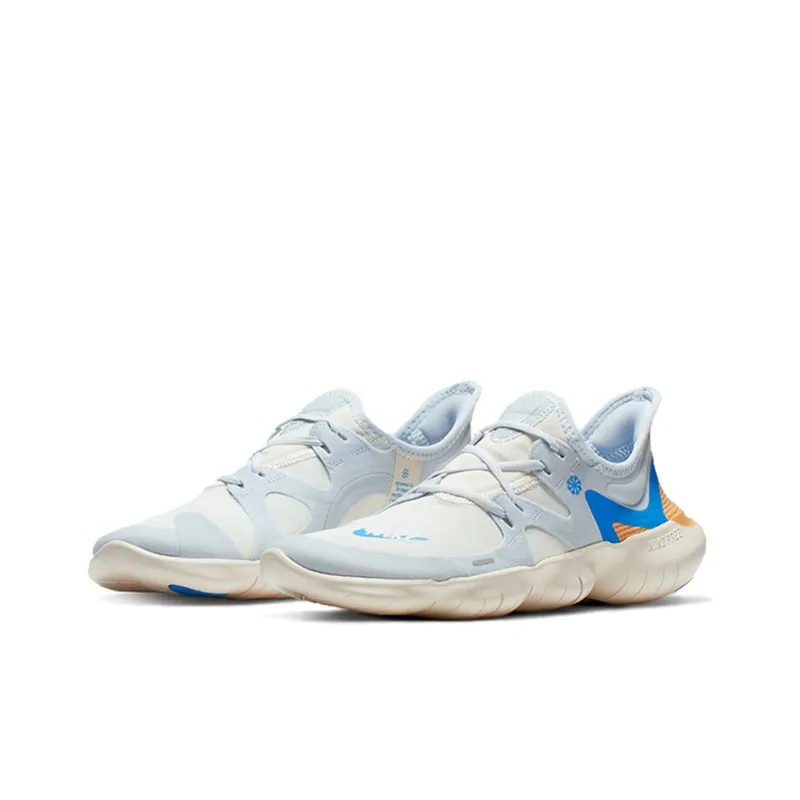 Nike Free Rn 5 Just Do It Grey Blue Hero Women's-2