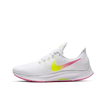 Nike Air Zoom Pegasus 35 'White Neon Pink Yellow' Women's
