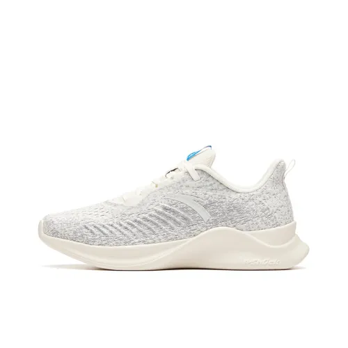 Anta Quick-Dry Support Lightweight Rebound Low-Top Running Shoes Men's Mist Gray