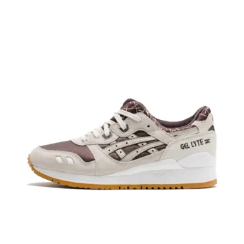 Asics Gel-Lyte 3 Cushioning Rebound Slip-Resistant Coverage Support Low-Top Casual Running Shoes Women's Dark Brown