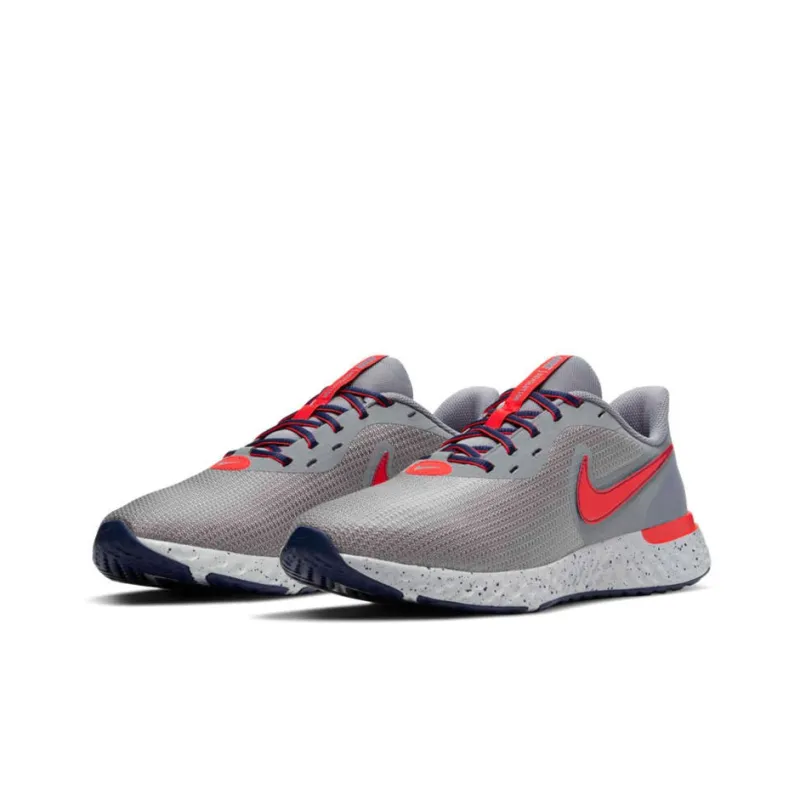 Nike Revolution 5 Ext Grey/Red-2