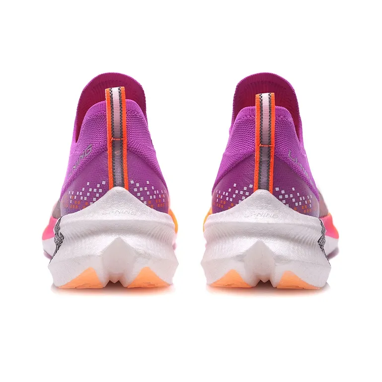 LiNing Feidian Challenger Low Top Running Shoes Men's Purple White-3