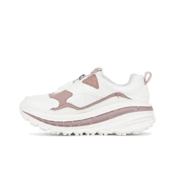UGG CA805 Zip Low-Top Running Shoes Women's White Brown Patchwork
