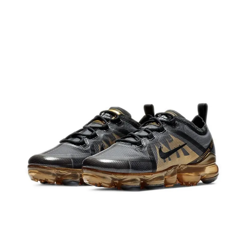 Nike Air VaporMax 2019 Black Metallic Gold GS-2