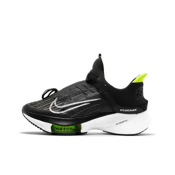 Nike Air Zoom Tempo Next% FlyEase Black/White/Green Women's