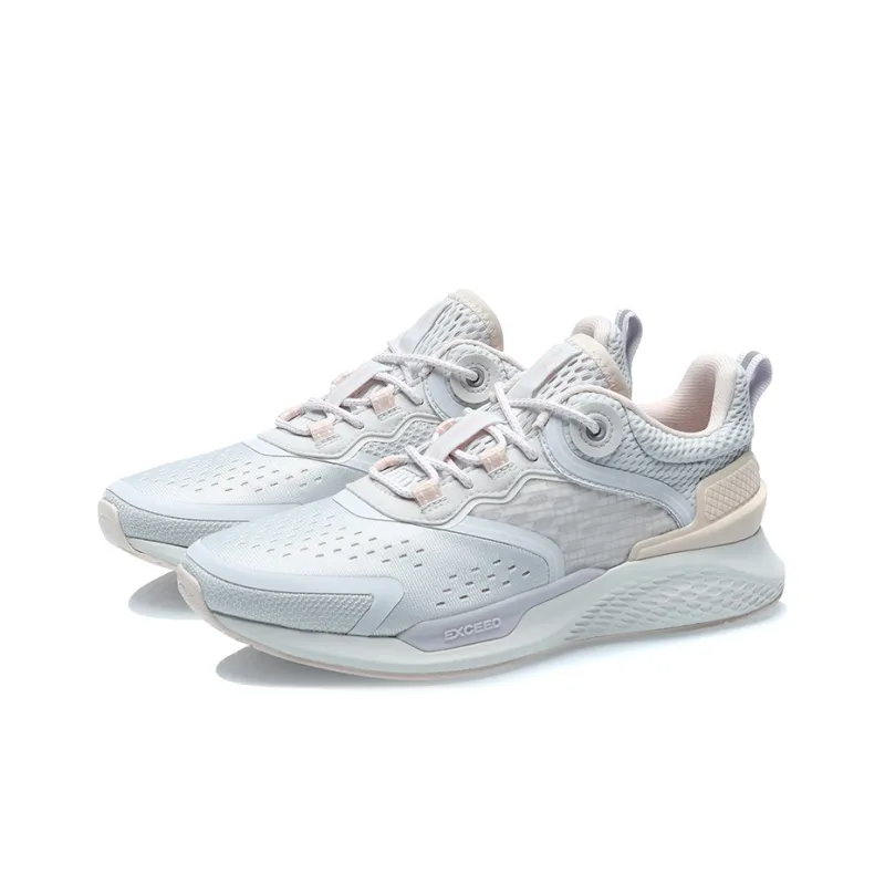 LiNing Cushioning Low Top Running Shoes Women's Light Lime-2