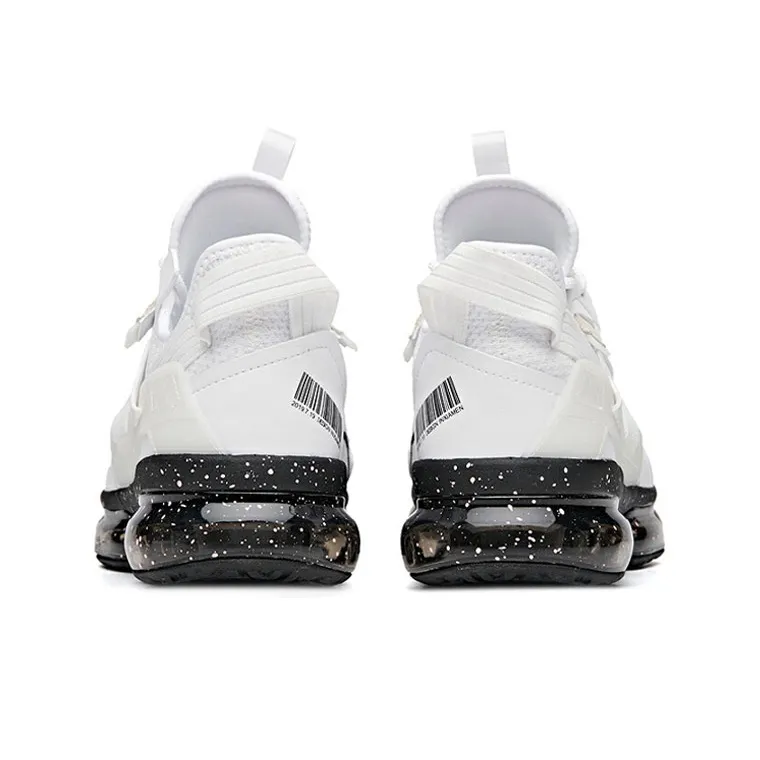 Anta Cushioning Coverage Support Rebound Low Top Running Shoes Men's White-3