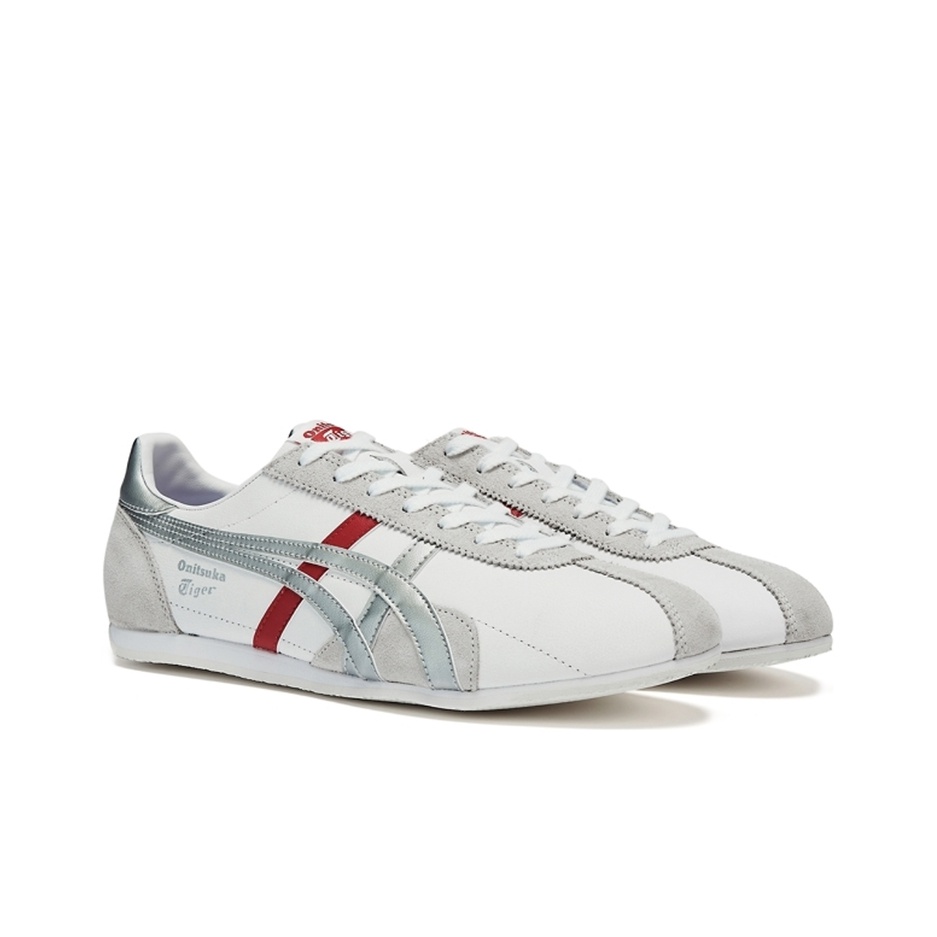 Onitsuka Tiger Runspark Sport Shoes White/Silver/Red US M