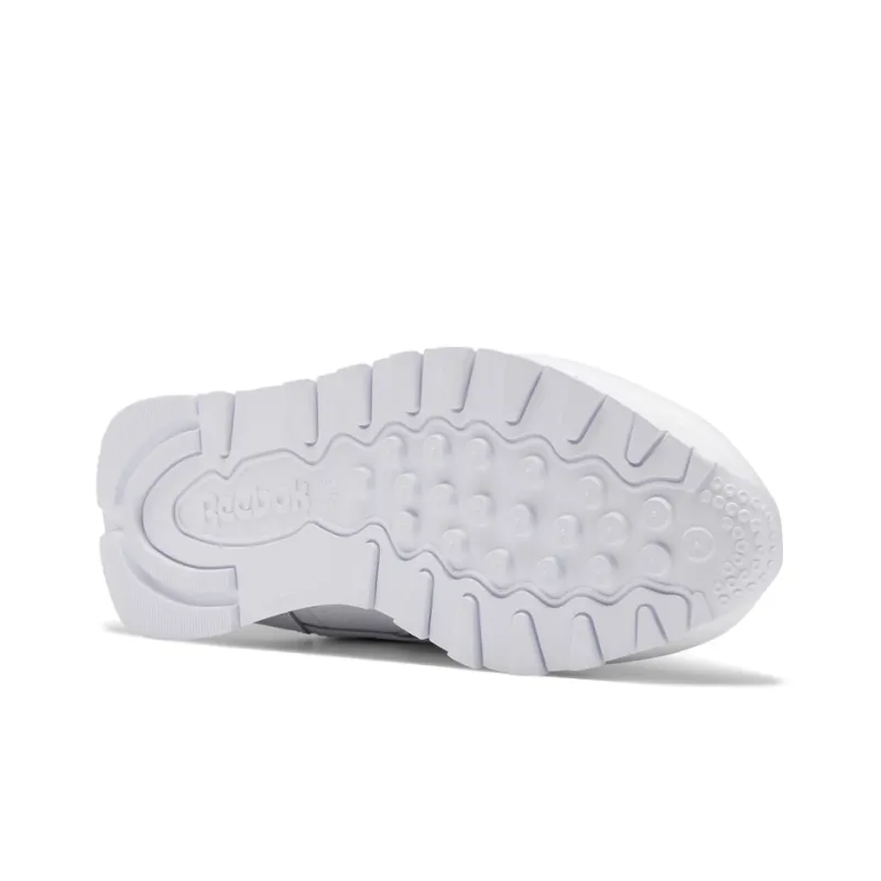 Reebok Classic Leather 'White Silver Metallic' Women's-5