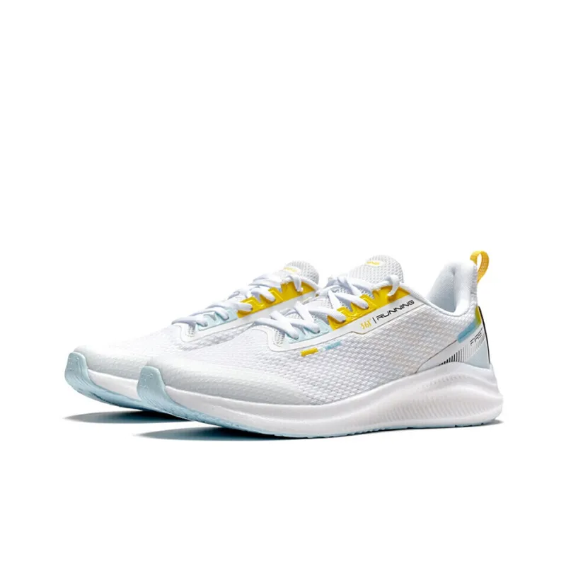 361° QU!KFOAM Low Top Running Shoes Men's White Blue-1