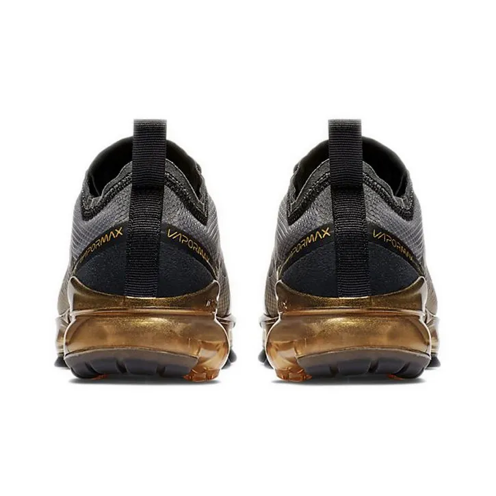 Nike Air VaporMax 2019 Black Metallic Gold GS-4