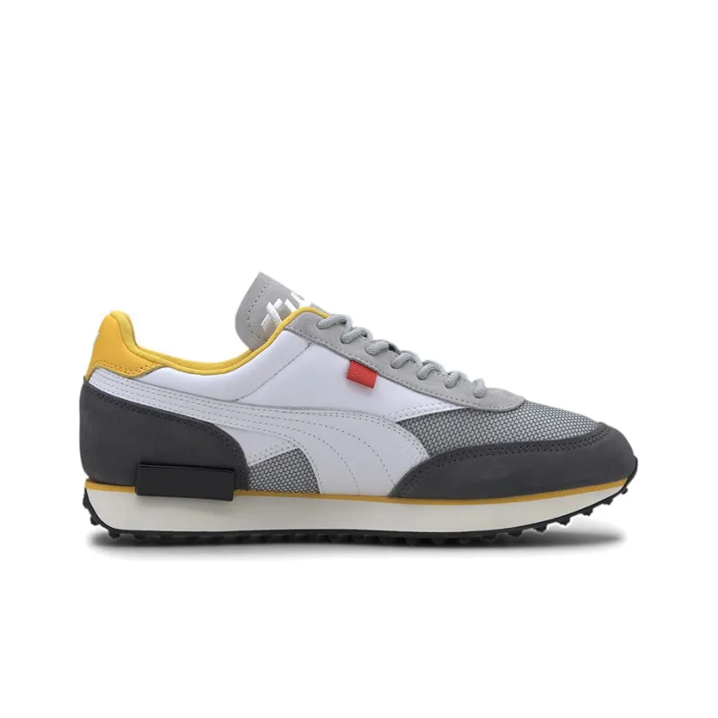 PUMA Future Rider Porsche Design Grey Yellow-1