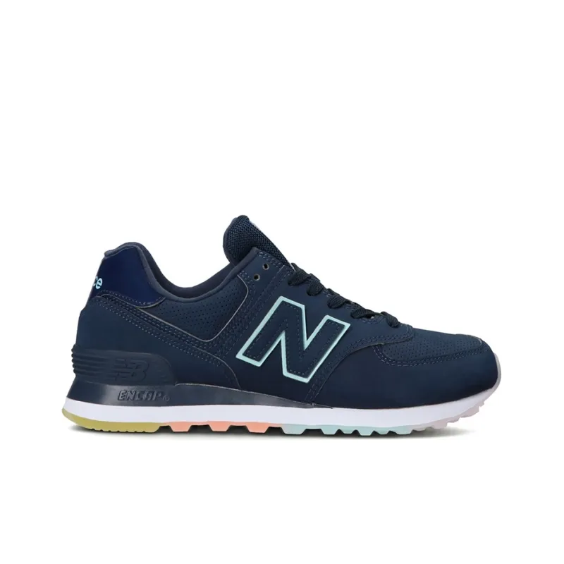 New Balance 574 Outer Glow Natural Indigo Bali Blue Women's-1