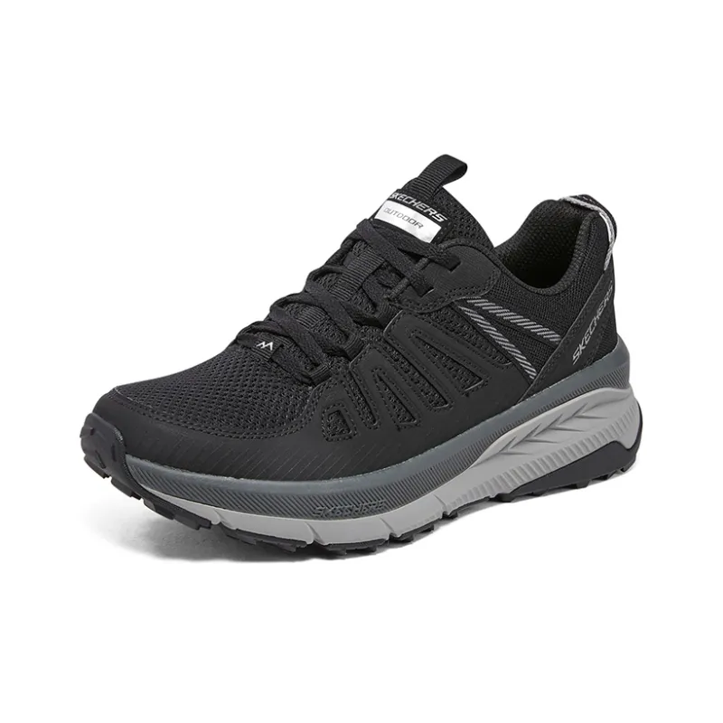 Skechers Switch Back Slip Resistant Low Top Running Shoes Women's Black Gray-2