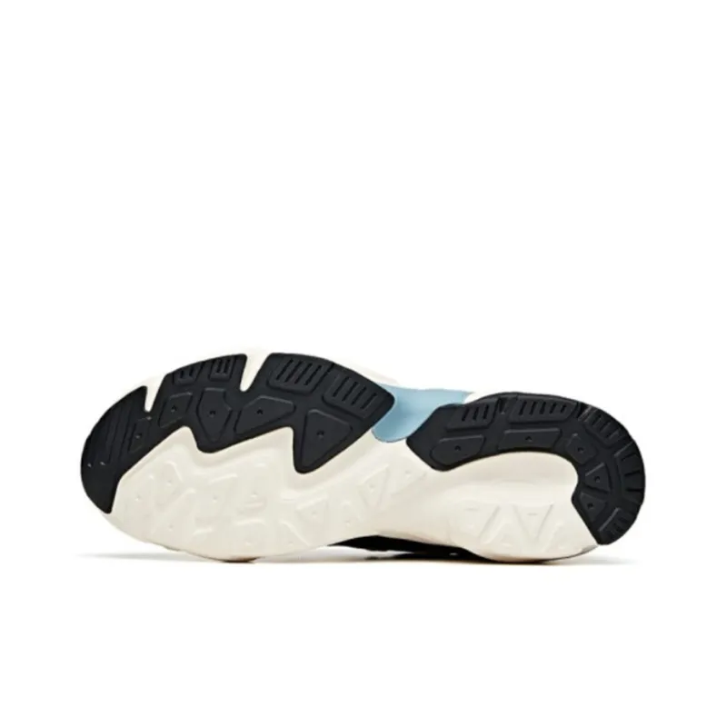Anta Height Increasing Low-Top Running Shoes Men's White Blue Black-4