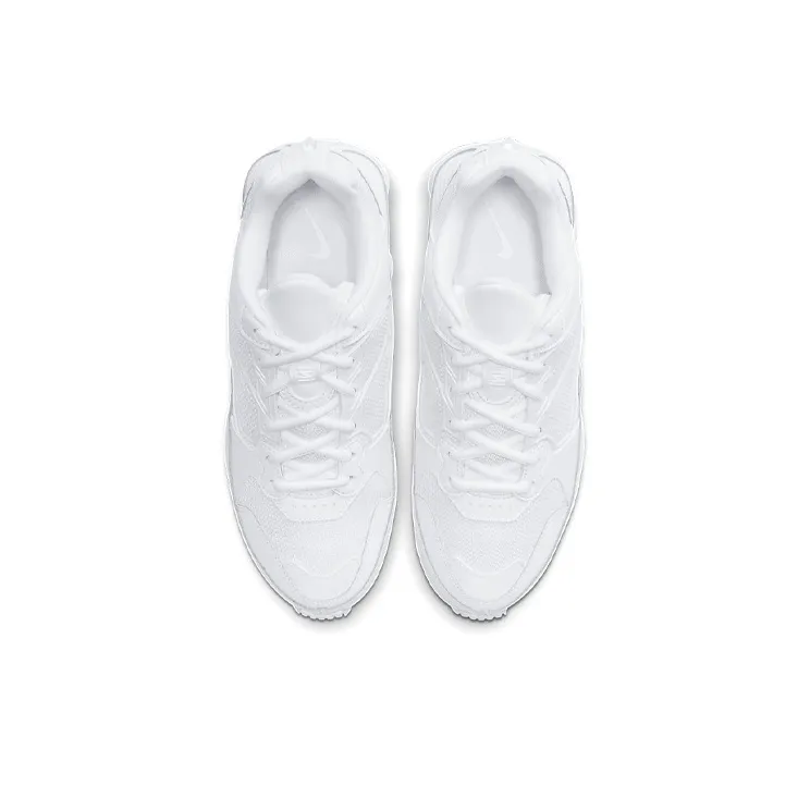 Nike Shox Enigma Triple White Women's-3