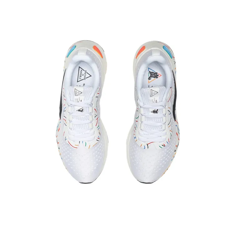 LiNing Arashi Cushioning Anti Slip And Wear Resistant Low Top Running Shoes Men's White Black-3
