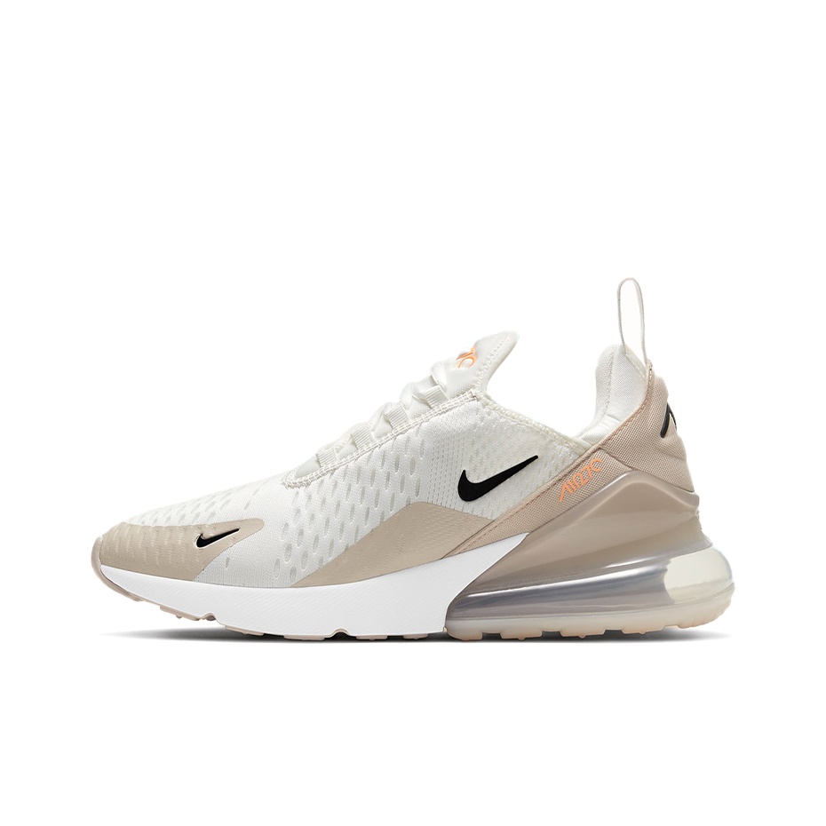 Peach white  and  black nike air max 270 react hotsell