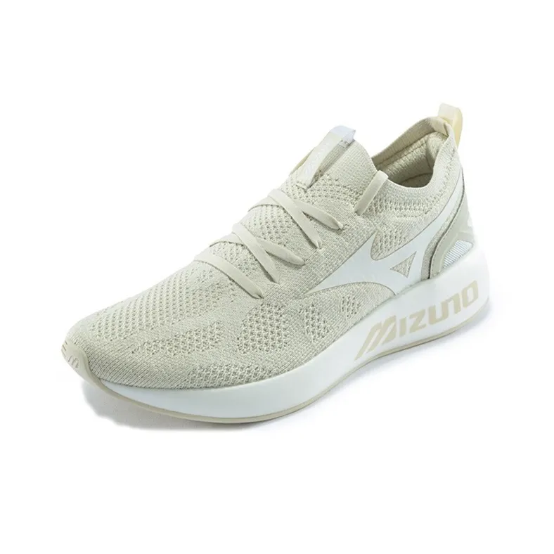 Mizuno Pi Knit Low Top Beige/White-1