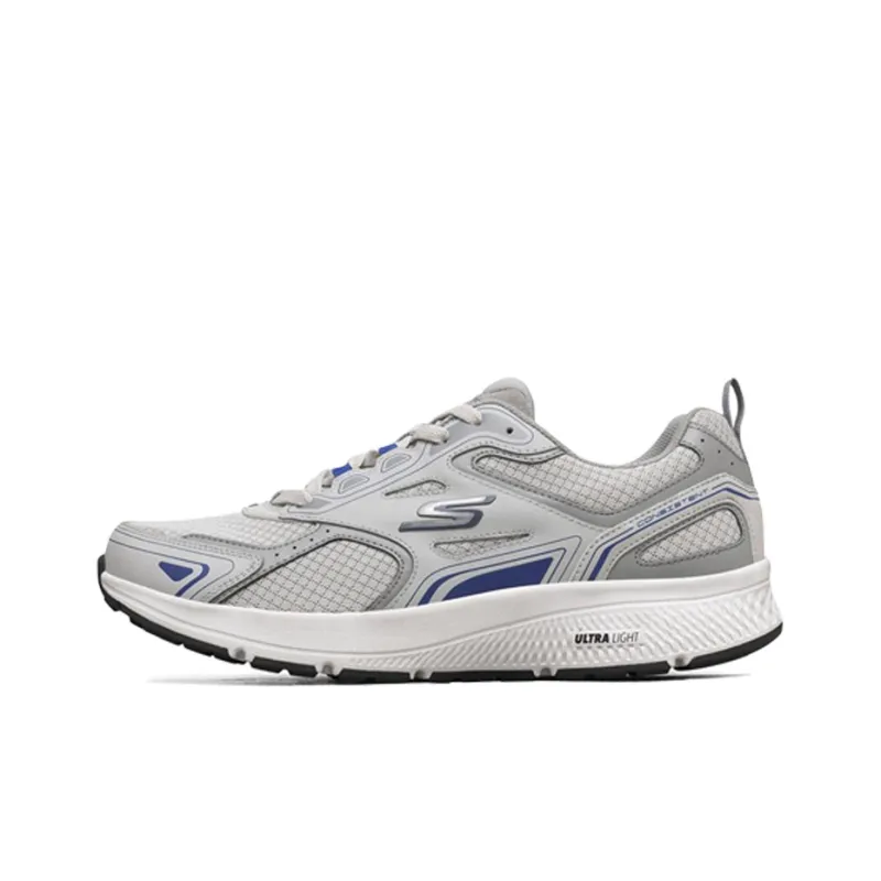 Skechers Go Run Consistent Running Shoes Men Low Top Gray/Blue-0
