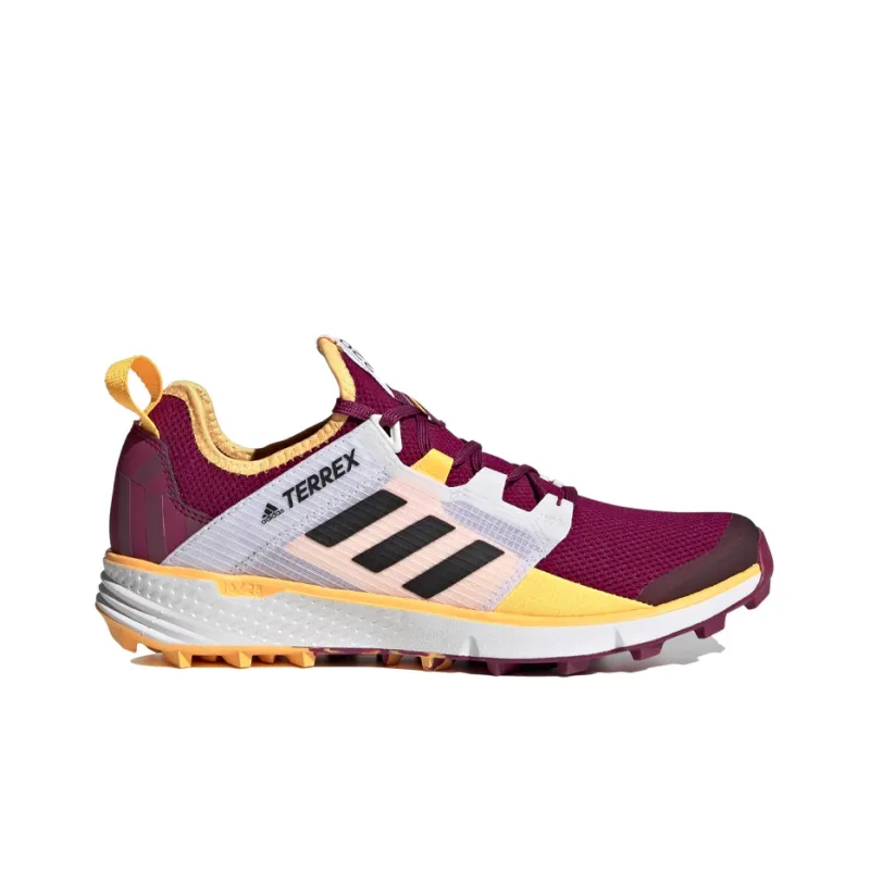 Adidas Terrex Speed Ld Trail Low-Top Running Shoes Women's Red Yellow White-1