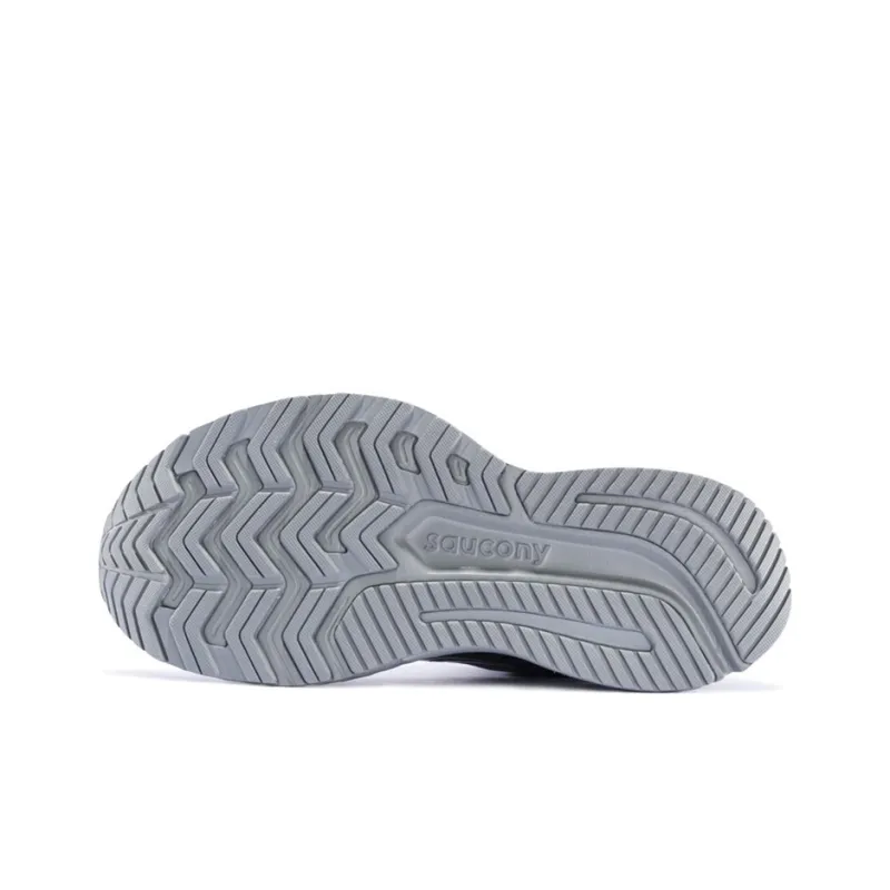 Saucony Guide 13 Slip Resistant Support Lightweight Low Top Running Shoes Women's Black Gray-4