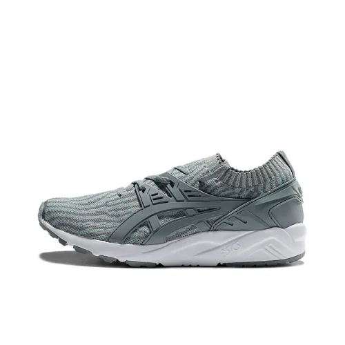 Asics Gel-Kayano Running Shoes Men Low-Top Gray/Green