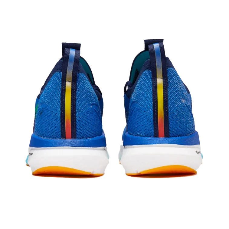 XTEP Swift 160X Shock Absorbers With Slip Resistant Features Low Top Running Shoes Men's Blue Red-3