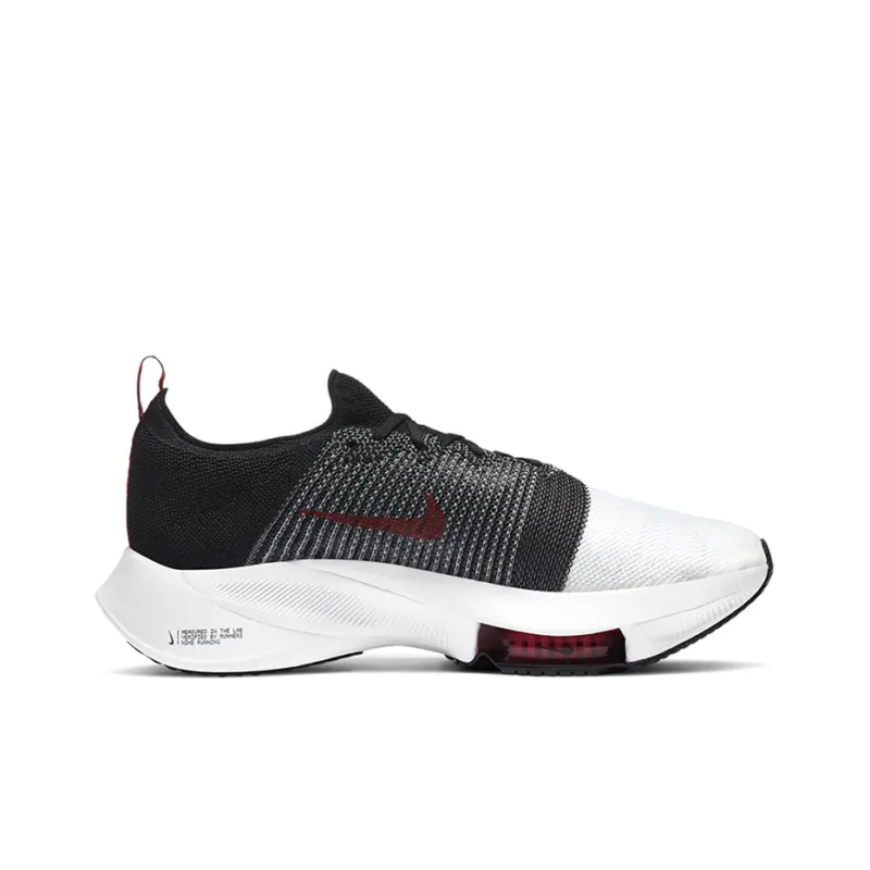 Nike Air Zoom Tempo Next% Flyknit White University Red+E23-1