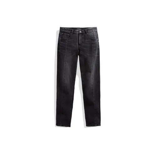 PEACEBIRD MEN Jeans Men Black Straight Fit