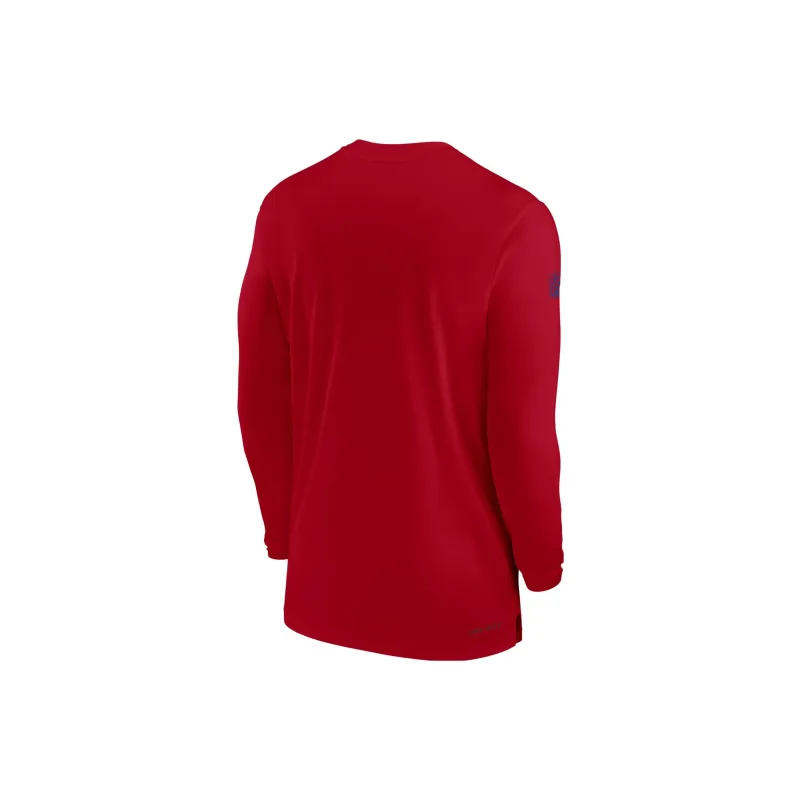 Nike Buffalo Bills Sideline Coach Men's Nike Dri FIT Nfl Long Sleeve Top-1