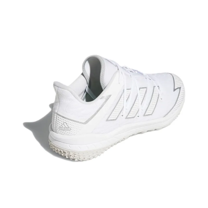 Adidas Adizero Afterburner Turf 'White Silver Metallic'-3