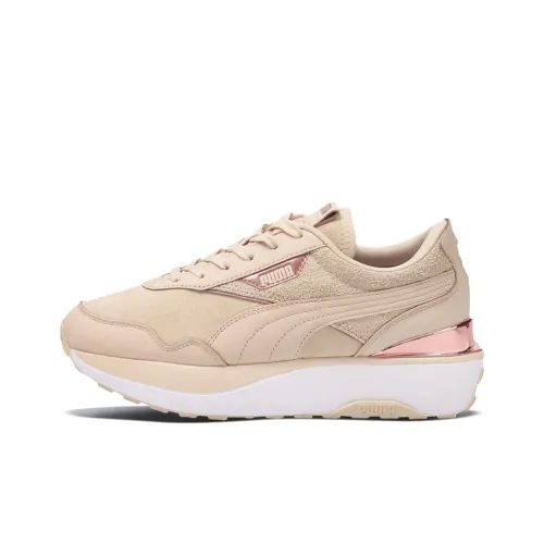 PUMA Cruise Rider 66 Running Shoes Women's Low-Top Brown/White/Pink