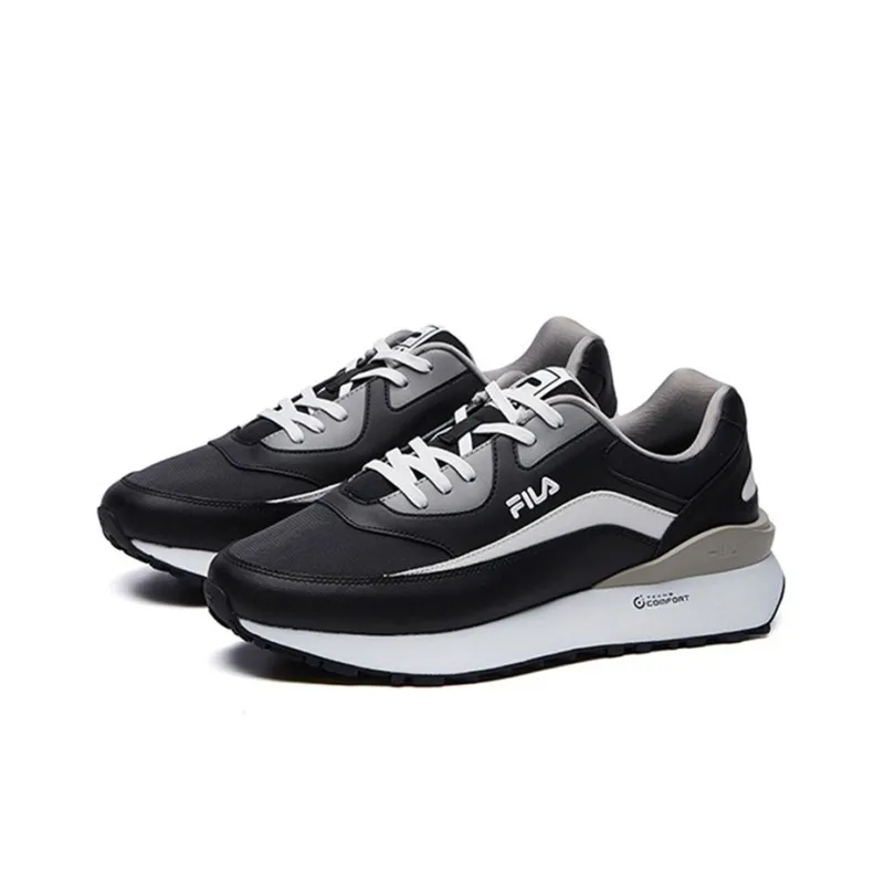 FILA Jogger Low Top Running Shoes Men's Black Gray-2