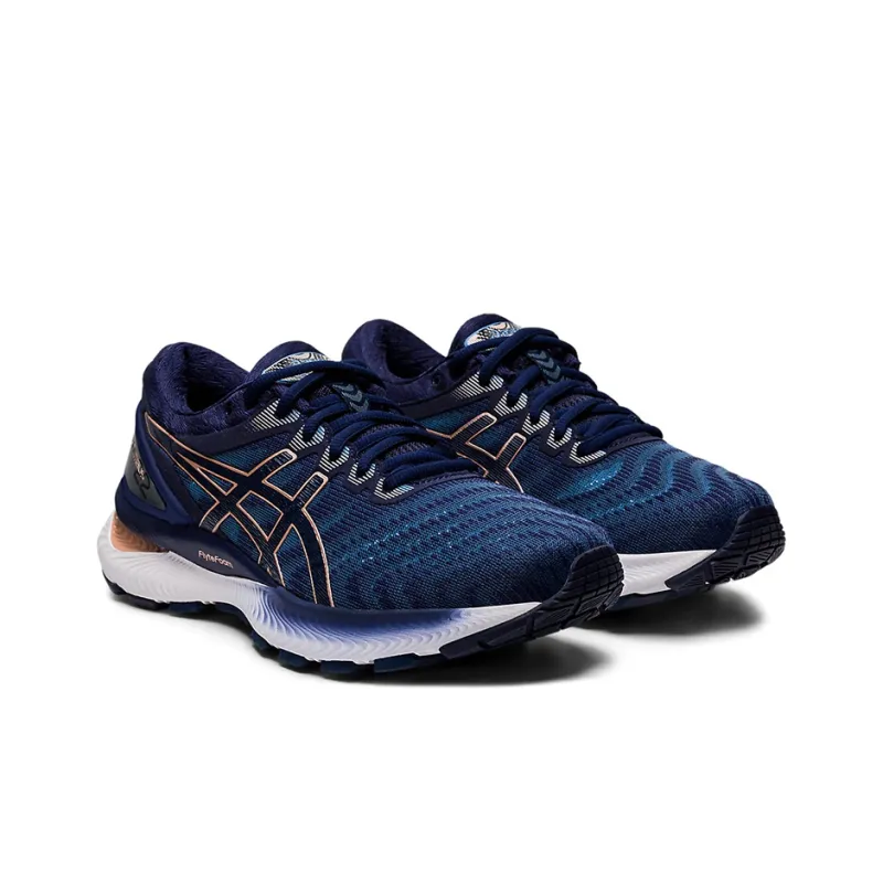 Asics Gel Nimbus 22 'Grey Floss Peacoat' Women's-2