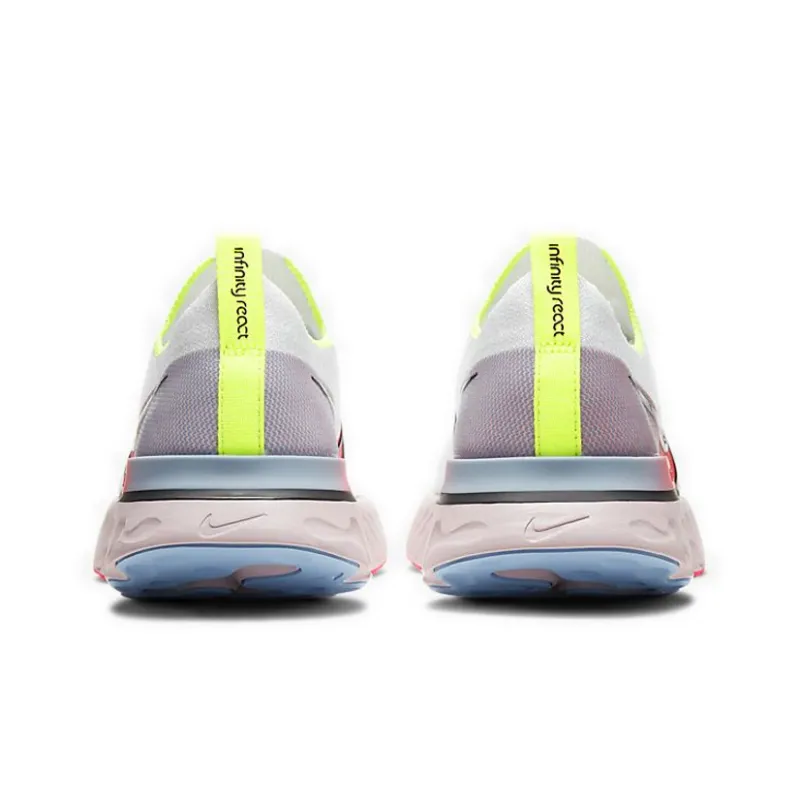 Nike React Infinity Run Flyknit White Laser Crimson Women's-4