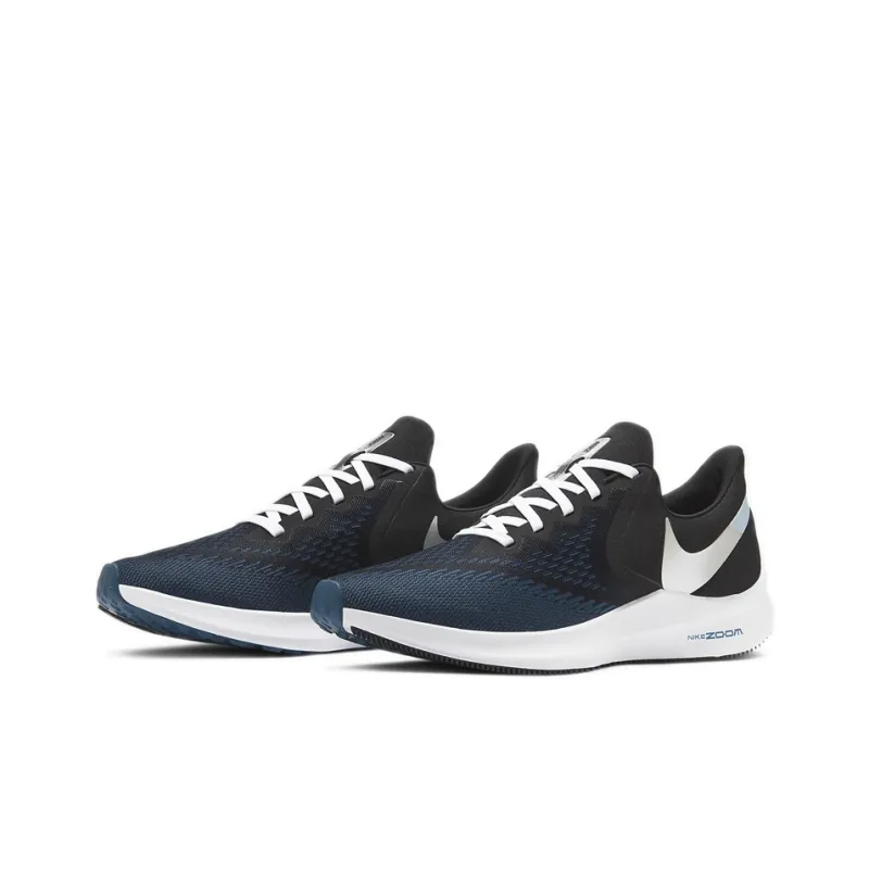 Nike Zoom Winflo 6 Black Metallic Silver-2
