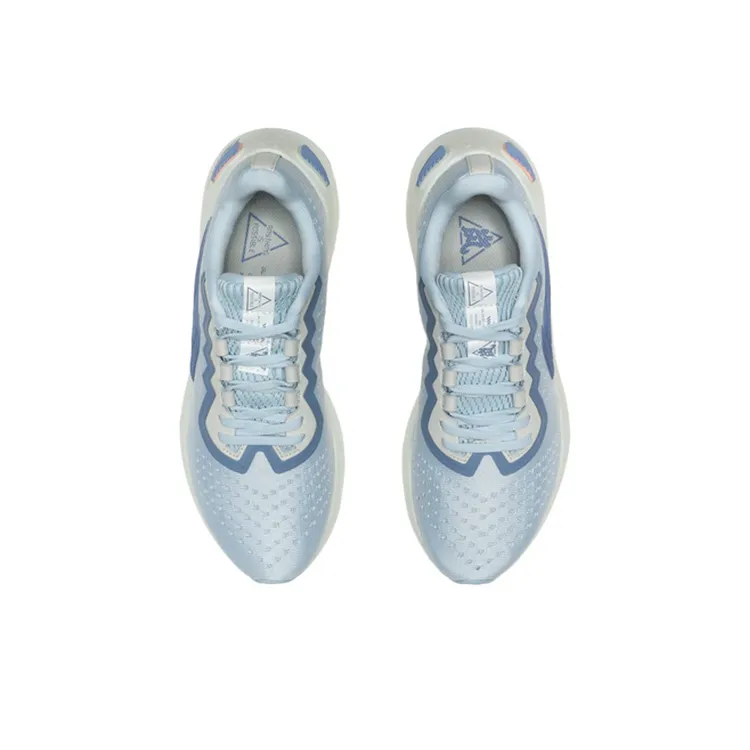 LiNing Arashi One piece Weaving Anti Slip Wear Resistant Low Top Running Shoes Women's Sky Blue-3