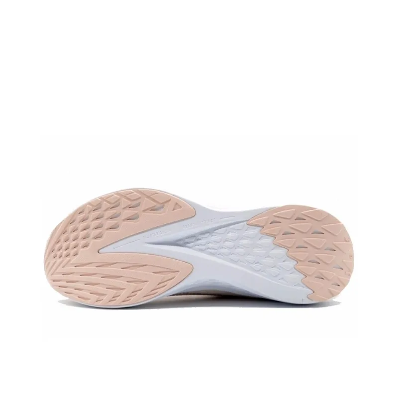361° FlyFish 1 Breathable Low Top Running Shoes Women's Pink White Mesh-3