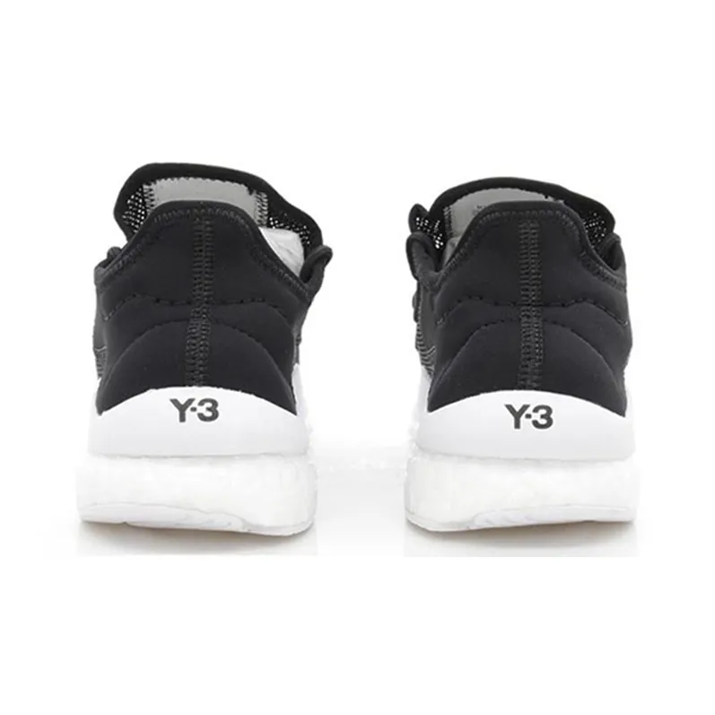 Y 3 Adizero Runner Black White-3
