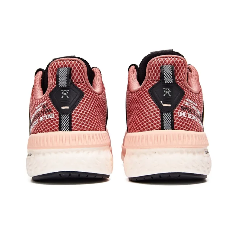 361° QU!KFOAM Night Ghost Low Top Running Shoes Women's Pink Black-2
