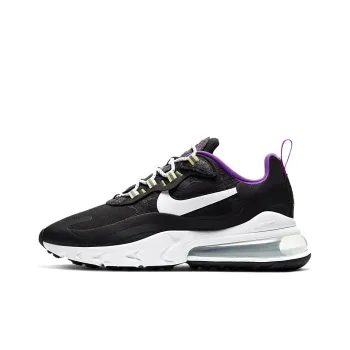 Nike Air Max 270 React Se Black White Vivid Purple Women's