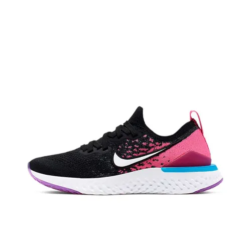 Nike Epic Flyknit 2 Black Vivid Purple GS