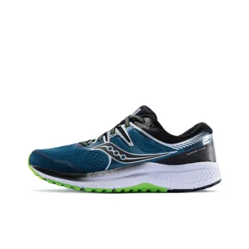 Saucony Omni ISO2 Running Shoes Men Low-Top Dark Blue Silver